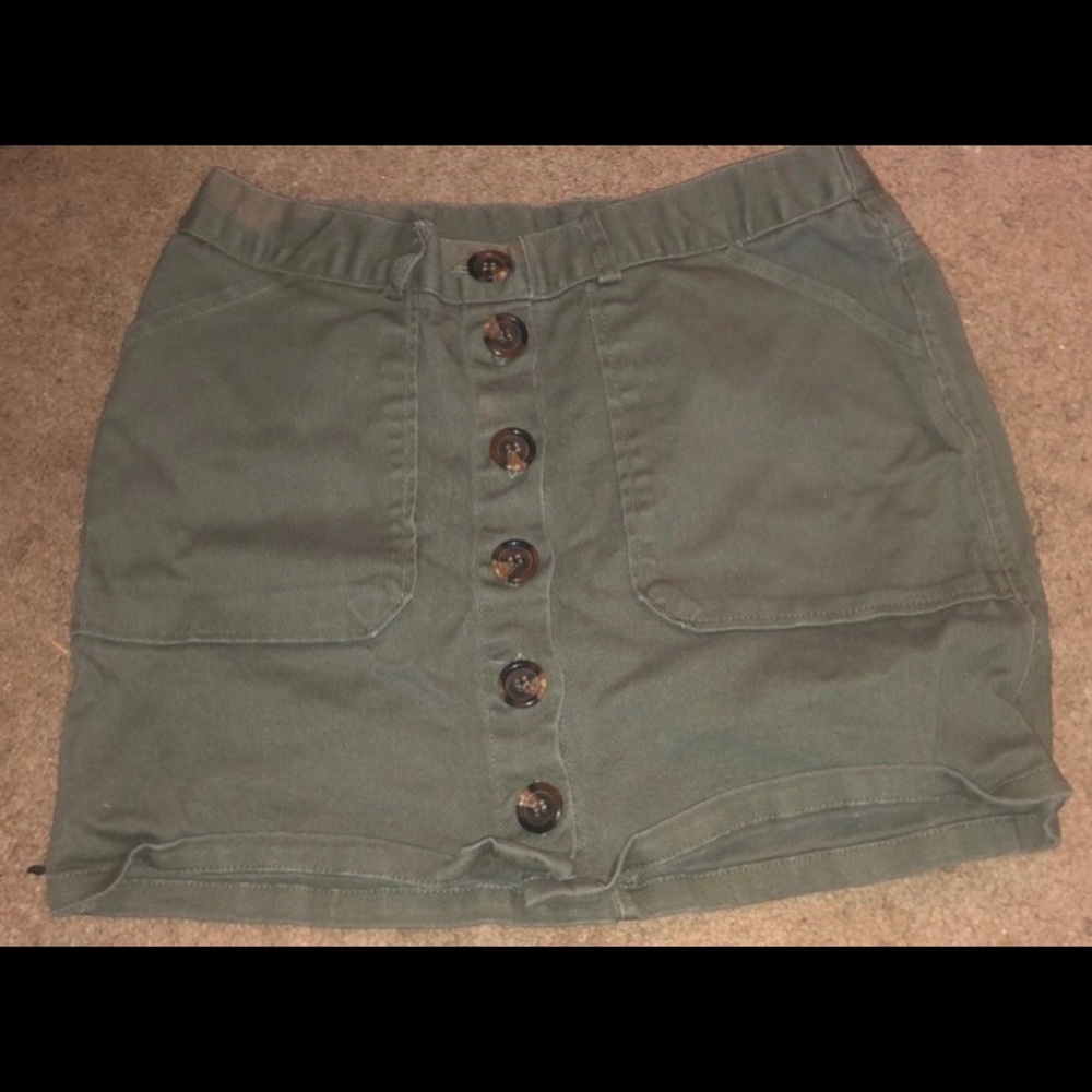 Rue 21 Army Green Skirt